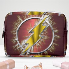 Flashy Logo Make Up Pouch (medium) by Sudhe