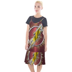 Flashy Logo Camis Fishtail Dress by Sudhe