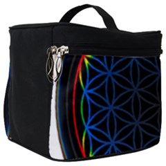 Flower Of Life Make Up Travel Bag (big) by Sudhe