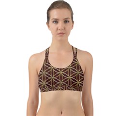 Flower Of Life Back Web Sports Bra by Sudhe