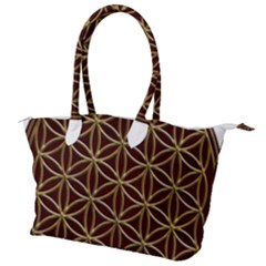 Flower Of Life Canvas Shoulder Bag by Sudhe