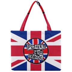 Punk Not Dead Music Rock Uk United Kingdom Flag Mini Tote Bag by Sudhe