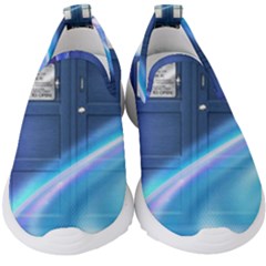 Tardis Space Kids  Slip On Sneakers by Sudhe