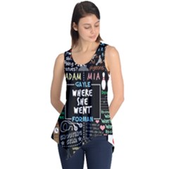 Book Quote Collage Sleeveless Tunic by Sudhe