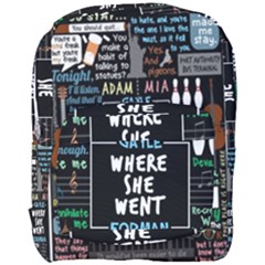 Book Quote Collage Full Print Backpack by Sudhe