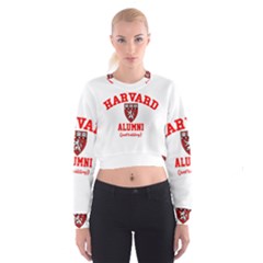 Harvard Alumni Just Kidding Cropped Sweatshirt by Sudhe