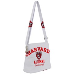 Harvard Alumni Just Kidding Zipper Messenger Bag