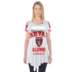 Harvard Alumni Just Kidding Short Sleeve Tunic  by Sudhe