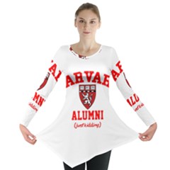 Harvard Alumni Just Kidding Long Sleeve Tunic  by Sudhe