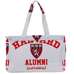 Harvard Alumni Just Kidding Canvas Work Bag by Sudhe