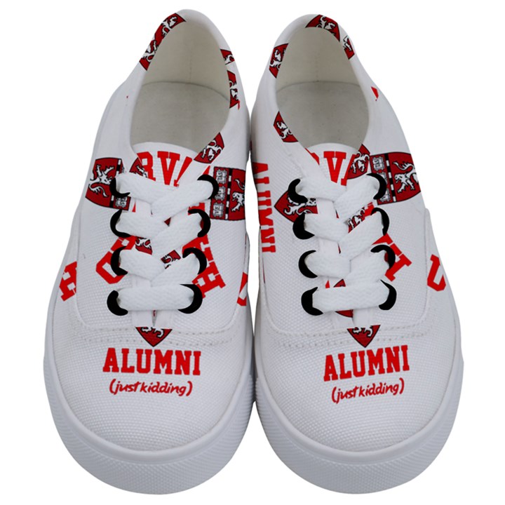 Harvard Alumni Just Kidding Kids  Classic Low Top Sneakers