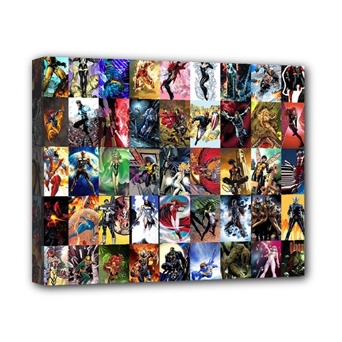 Comic Book Images Canvas 10  X 8  (stretched) by Sudhe