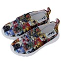 Comic Book Images Kids  Velcro No Lace Shoes View2