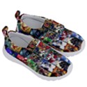 Comic Book Images Kids  Velcro No Lace Shoes View3