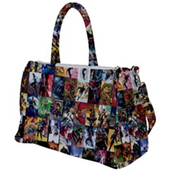 Comic Book Images Duffel Travel Bag by Sudhe