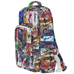 Comic Book Images Double Compartment Backpack by Sudhe