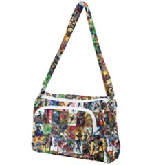 Comic Book Images Front Pocket Crossbody Bag by Sudhe