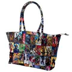 Comic Book Images Canvas Shoulder Bag by Sudhe