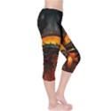 Dragon Legend Art Fire Digital Fantasy Capri Leggings  View4