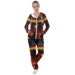 Dragon Legend Art Fire Digital Fantasy Women s Tracksuit