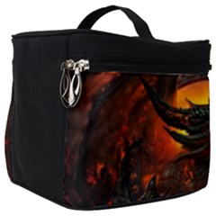 Dragon Legend Art Fire Digital Fantasy Make Up Travel Bag (big)