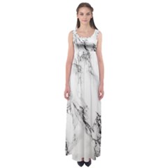 Marble Pattern Empire Waist Maxi Dress by Sudhe