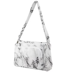 Marble Pattern Front Pocket Crossbody Bag by Sudhe