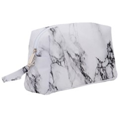 Marble Pattern Wristlet Pouch Bag (large)