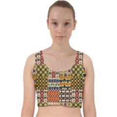 Ml 130 Velvet Racer Back Crop Top by ArtworkByPatrick