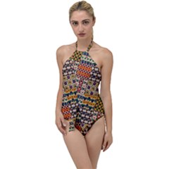 Ml 130 Go With The Flow One Piece Swimsuit by ArtworkByPatrick