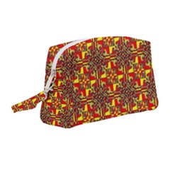 Red Yellow 1 Wristlet Pouch Bag (medium)