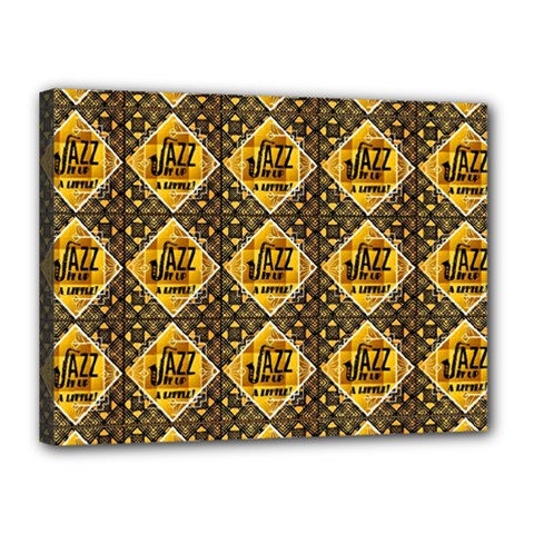 Jazz It Up Canvas 16  X 12  (stretched) by ArtworkByPatrick