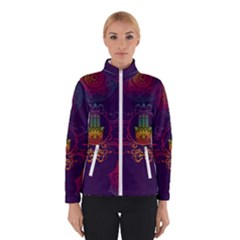 Boho Hamsa Mandala Winter Jacket