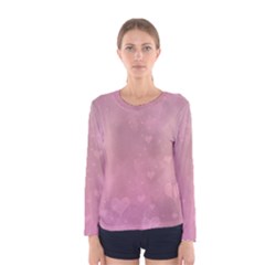 Lovely Hearts Women s Long Sleeve Tee