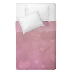 Lovely Hearts Duvet Cover Double Side (single Size) by lucia