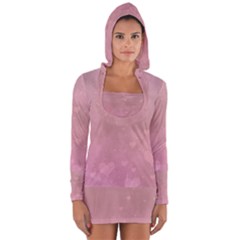 Lovely Hearts Long Sleeve Hooded T-shirt by lucia