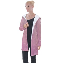 Lovely Hearts Longline Hooded Cardigan by lucia