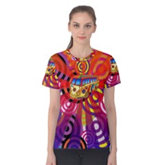 Boho Hippie Bus Women s Cotton Tee