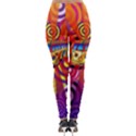 Boho Hippie Bus Lightweight Velour Leggings View2