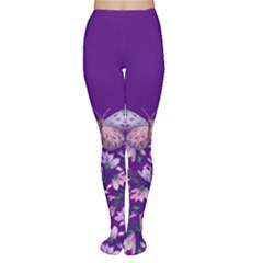 Purple Spring Butterfly Tights by lucia