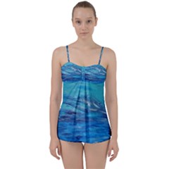 Into The Chill  Babydoll Tankini Set by arwwearableart