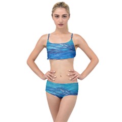 Into The Chill  Layered Top Bikini Set by arwwearableart