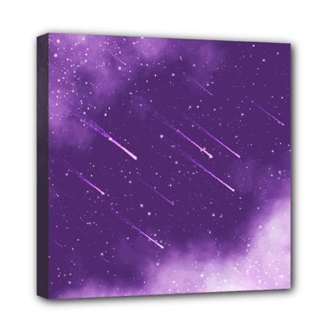 Meteors Mini Canvas 8  X 8  (stretched) by bunart