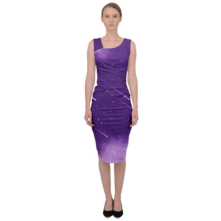 Meteors Sleeveless Pencil Dress