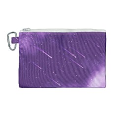 Meteors Canvas Cosmetic Bag (large) by bunart