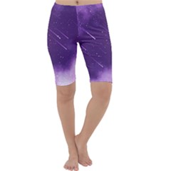 Meteors Cropped Leggings  by bunart