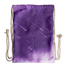 Meteors Drawstring Bag (large) by bunart