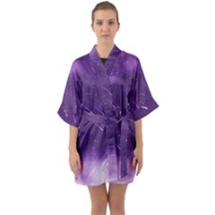 Meteors Quarter Sleeve Kimono Robe by bunart