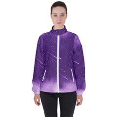 Meteors High Neck Windbreaker (women) by bunart