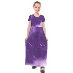 Meteors Kids  Short Sleeve Maxi Dress